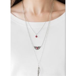 Light as a Feather Necklace and Earring Set